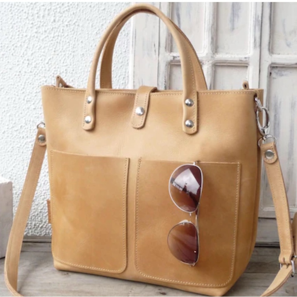 Sanumi Handmade Leather  ShoulderBag Tan